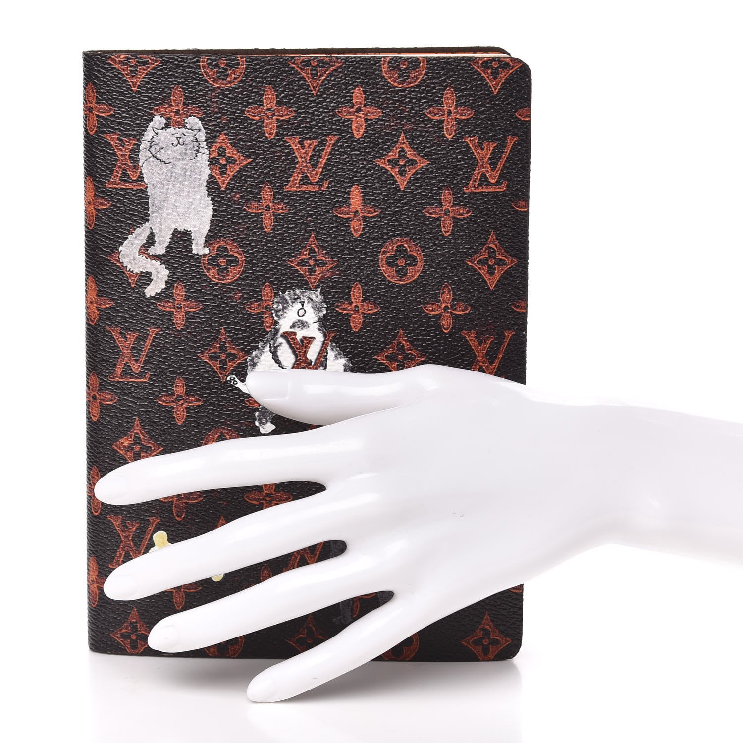 Louis Vuitton Catogram Clemence Notebook MM Marron 2 of 8