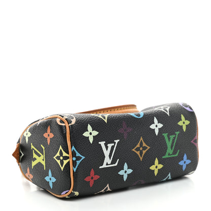 Louis Vuitton Monogram Multicolor Mini Sac HL Speedy Black 4 of 7