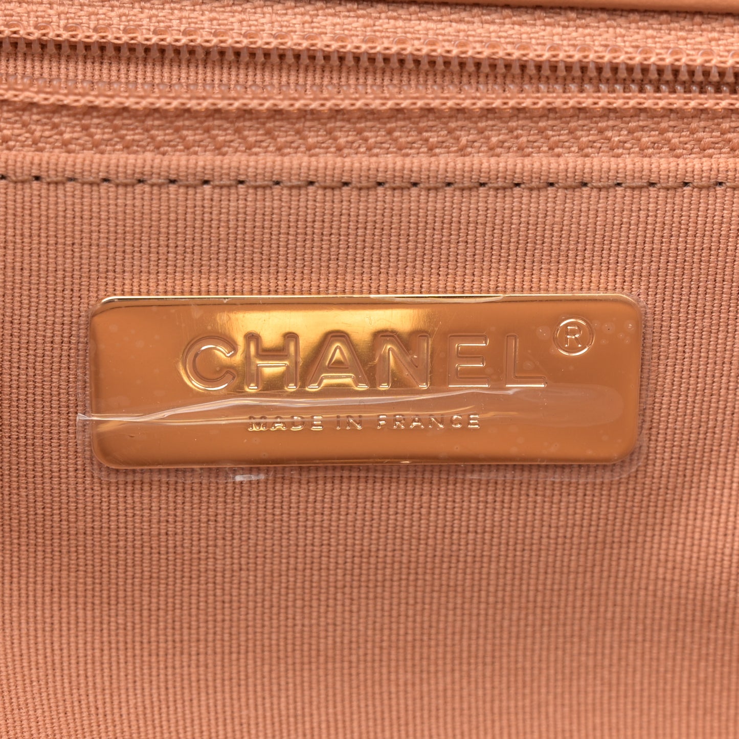 Lambskin Quilted Medium Chanel 19 Flap Brown