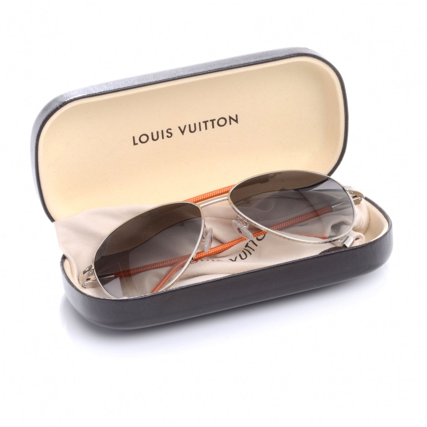 Conspiration Pilote Aviator Sunglasses Orange