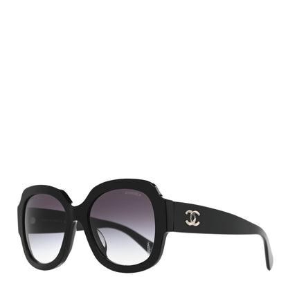 Chanel Acetate CC Sunglasses 5373 Black 1 of 8