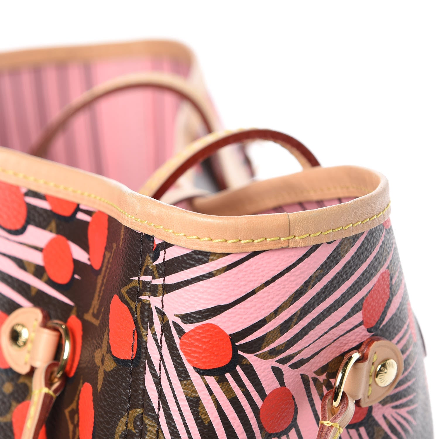 Louis Vuitton Monogram Jungle Dots Neo Neverfull MM Sugar Pink Poppy 18 of 24