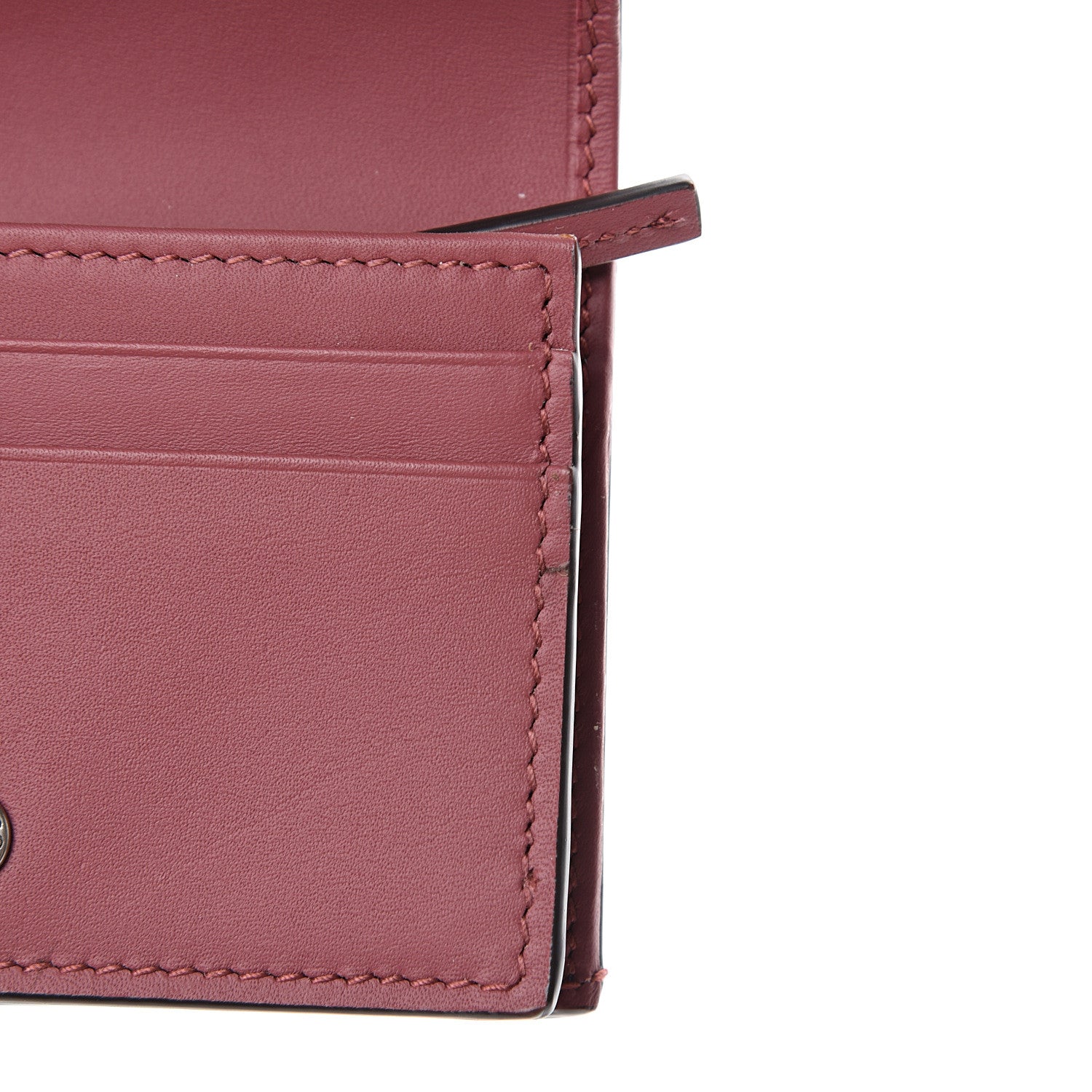 Gucci GG Supreme Monogram Blooms Card Case Wallet Beige Multicolor Dry Rose 7 of 7