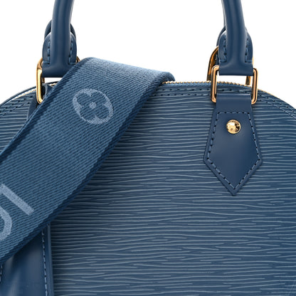 Louis Vuitton Epi Alma BB Denim Blue 7 of 9