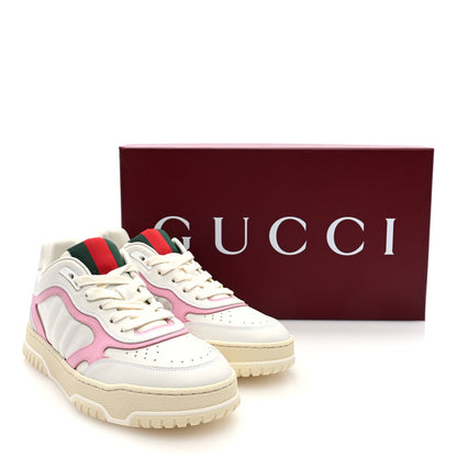 Gucci Calfskin Womens Re-Web Sneakers 39.5 White Pink 8 of 8