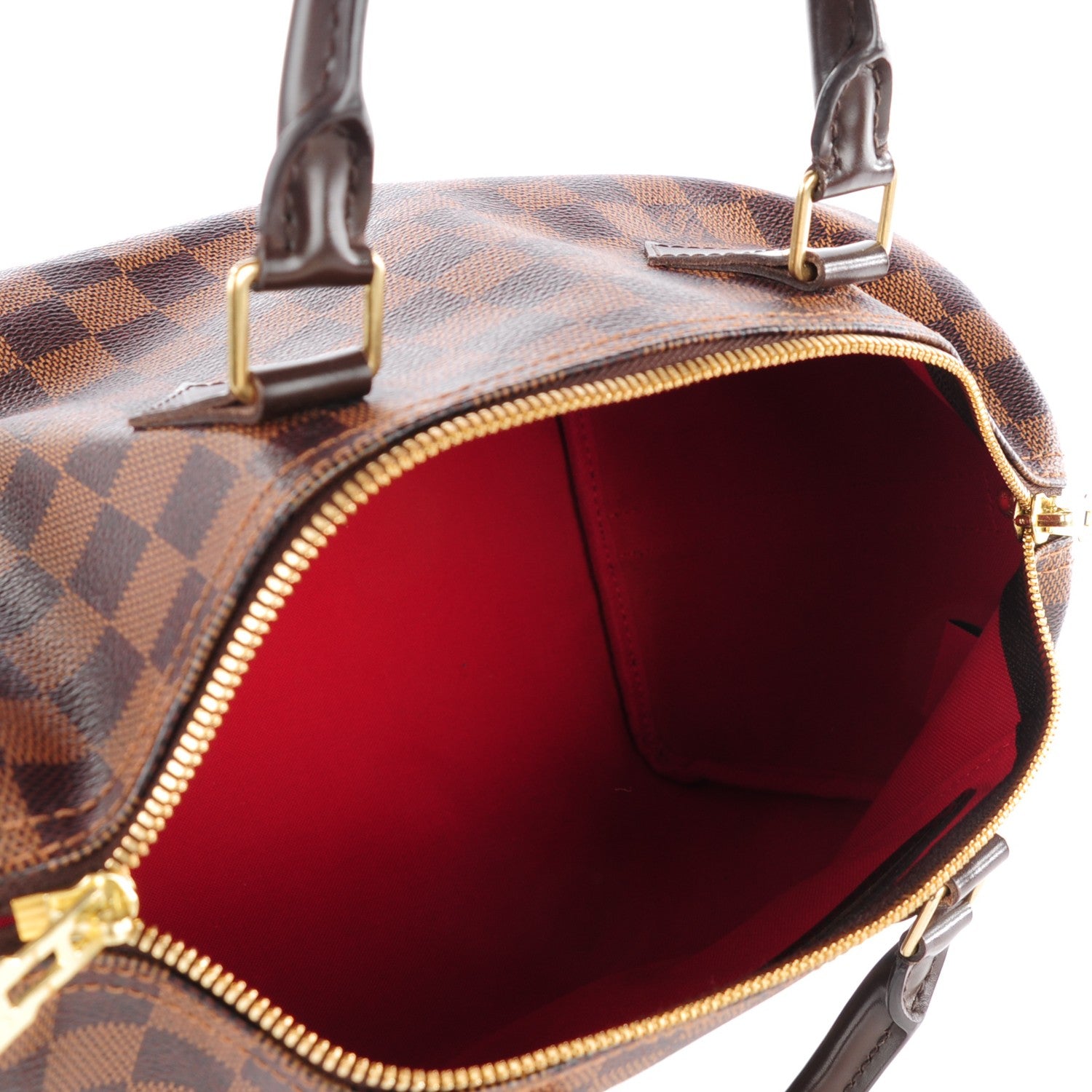 Louis Vuitton Damier Ebene Speedy Bandouliere 30 6 of 9