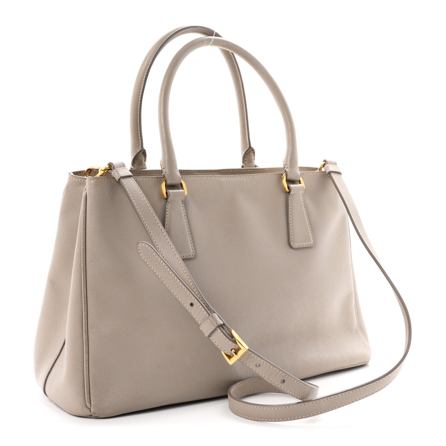 Prada Saffiano Lux Medium Tote Argilla 3 of 12