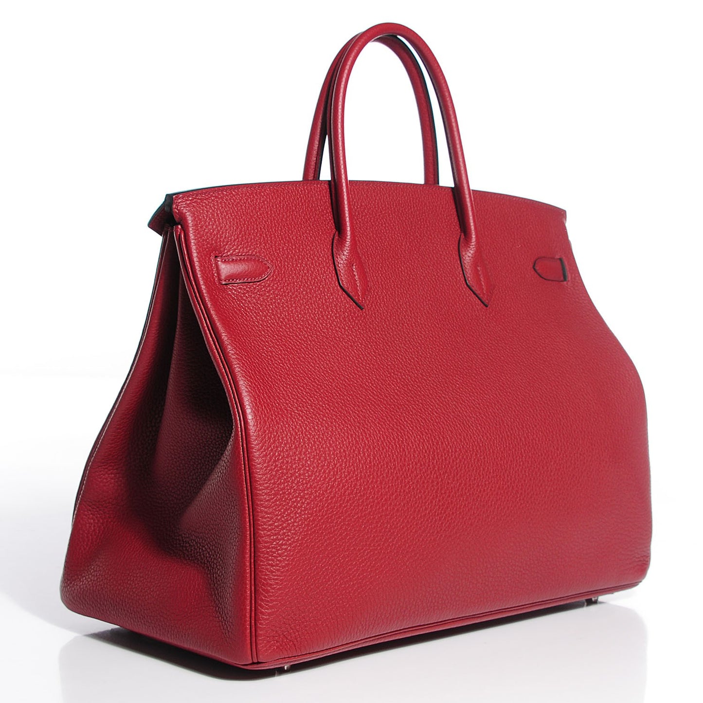 Taurillon Clemence Birkin 40 Rouge Garance