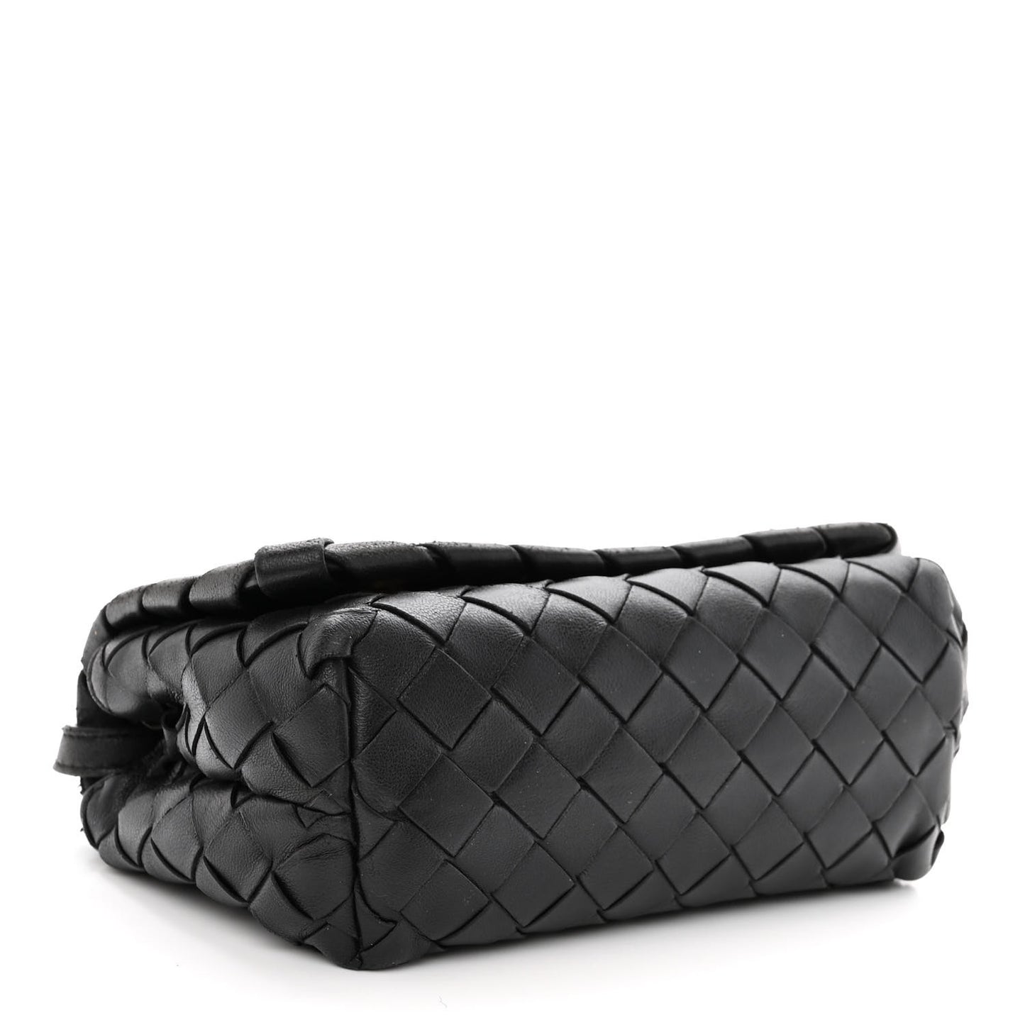 Nappa Intrecciato Mini Crossbody Bag Black