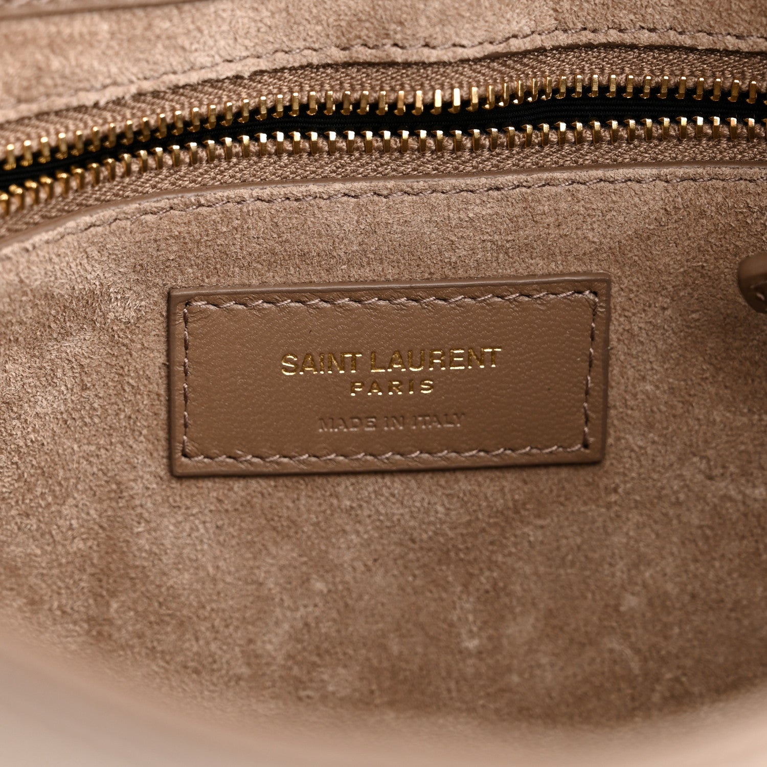 Saint Laurent Smooth Calfskin Le 5 A 7 Hobo Taupe 6 of 10