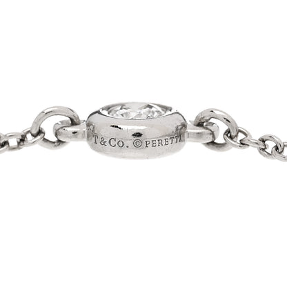 Tiffany Platinum Diamond Elsa Peretti Diamonds by the Yard Chain Ring 61 9.5 6 of 7