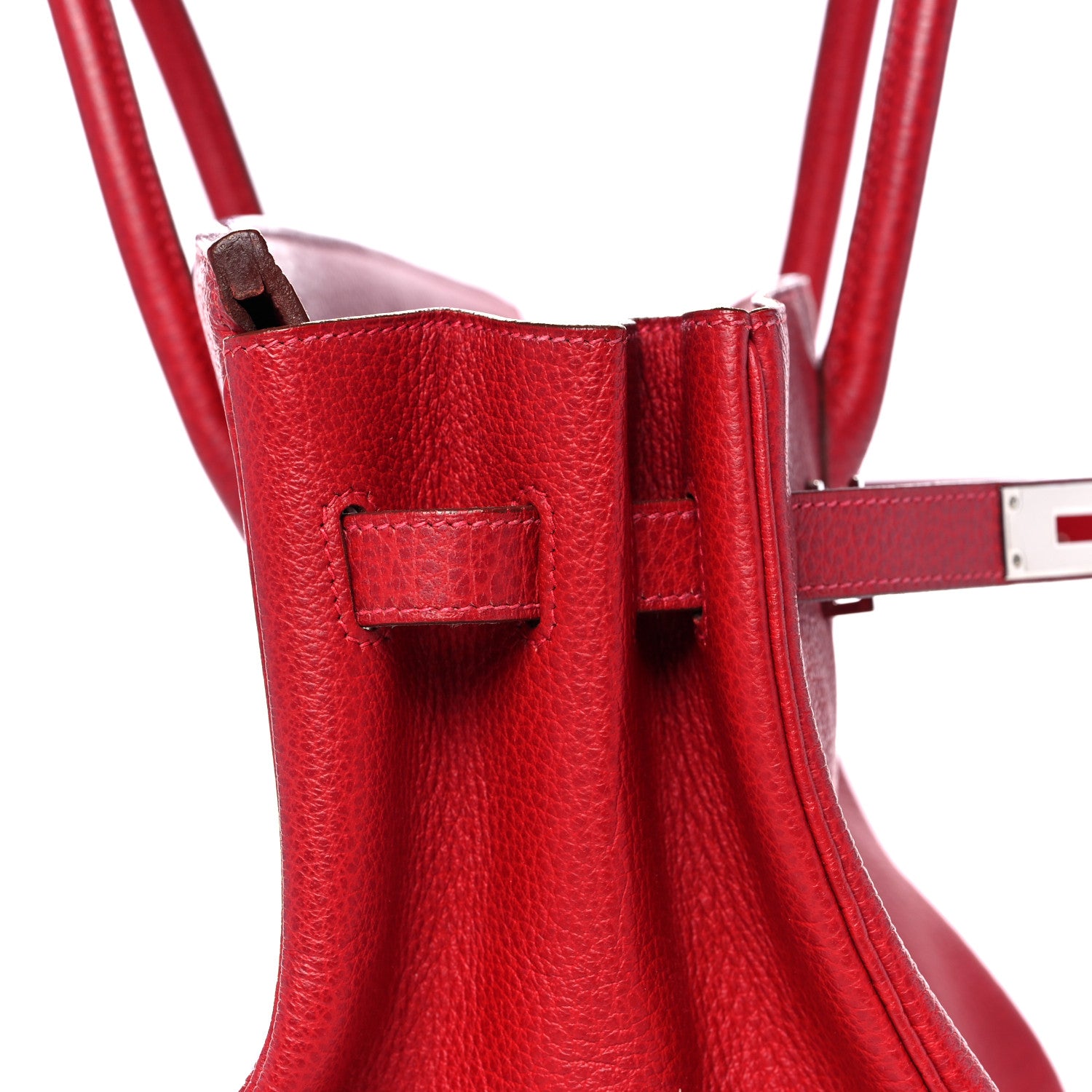 Hermes Buffle Skipper Birkin 35 Rouge Vif 15 of 43