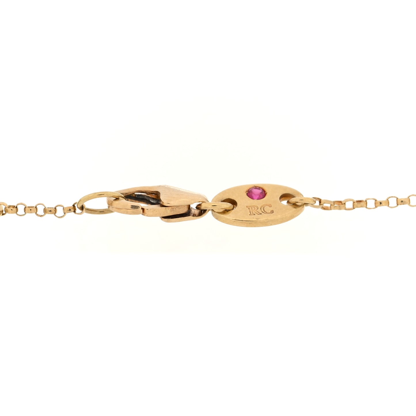 18K Yellow Gold Diamond Verona Love by the Inch Station Bracelet