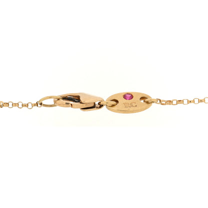 Roberto Coin 18K Yellow Gold Diamond Verona Love by the Inch Station Bracelet 3 of 3