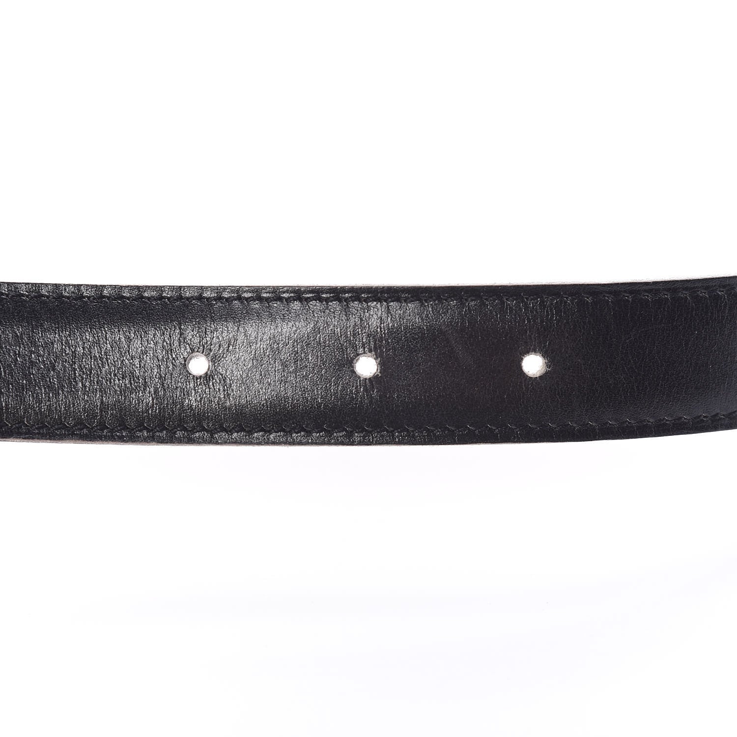 Hermes Box Chamonix 24mm Constance H Belt 65 Black Natural 6 of 16