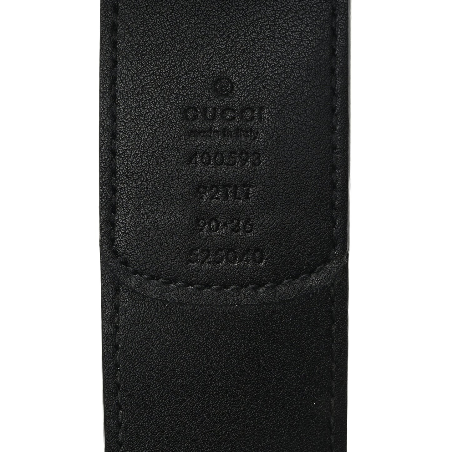 GG Supreme Monogram Matte Plutone Calfskin Double G 30mm Belt 90 36 Beige Ebony Black