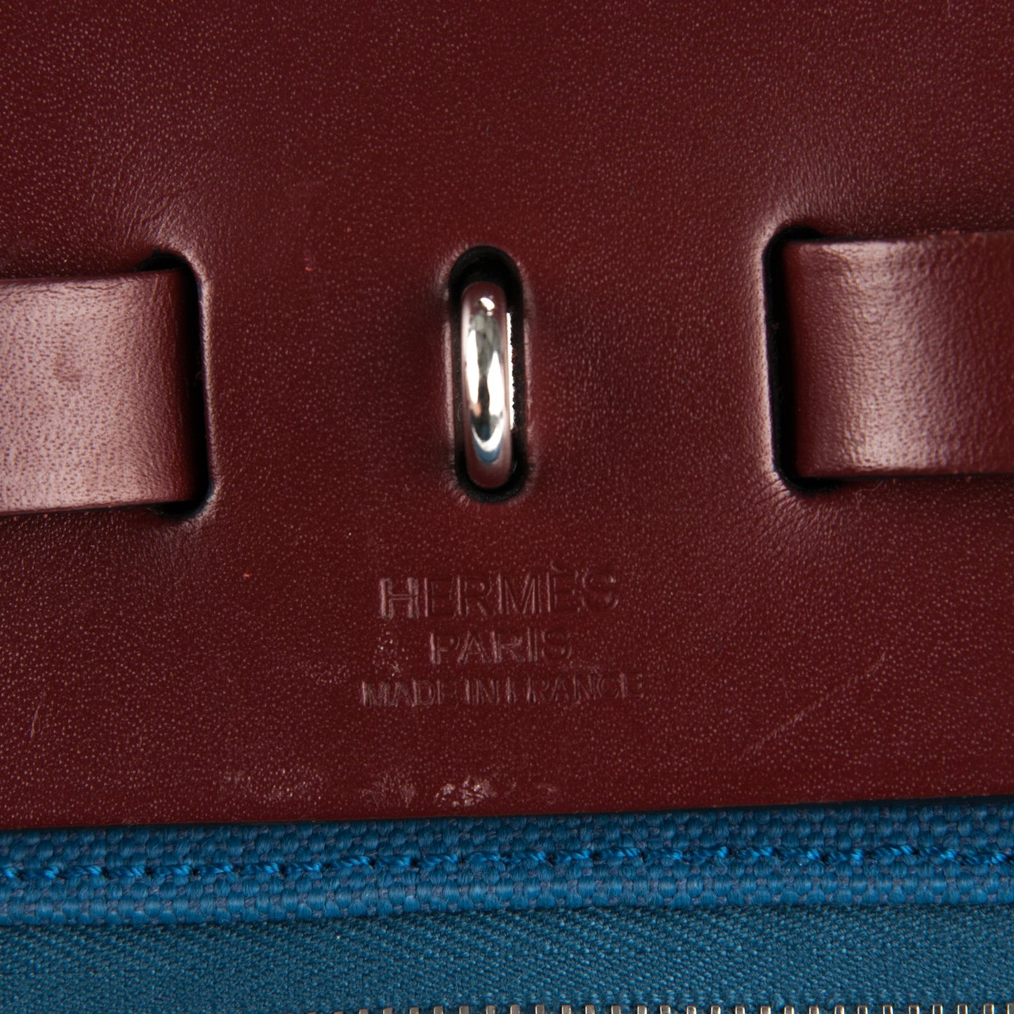 Military Toile Vache Hunter Herbag Zip PM 31 Bleu Agate Rouge H