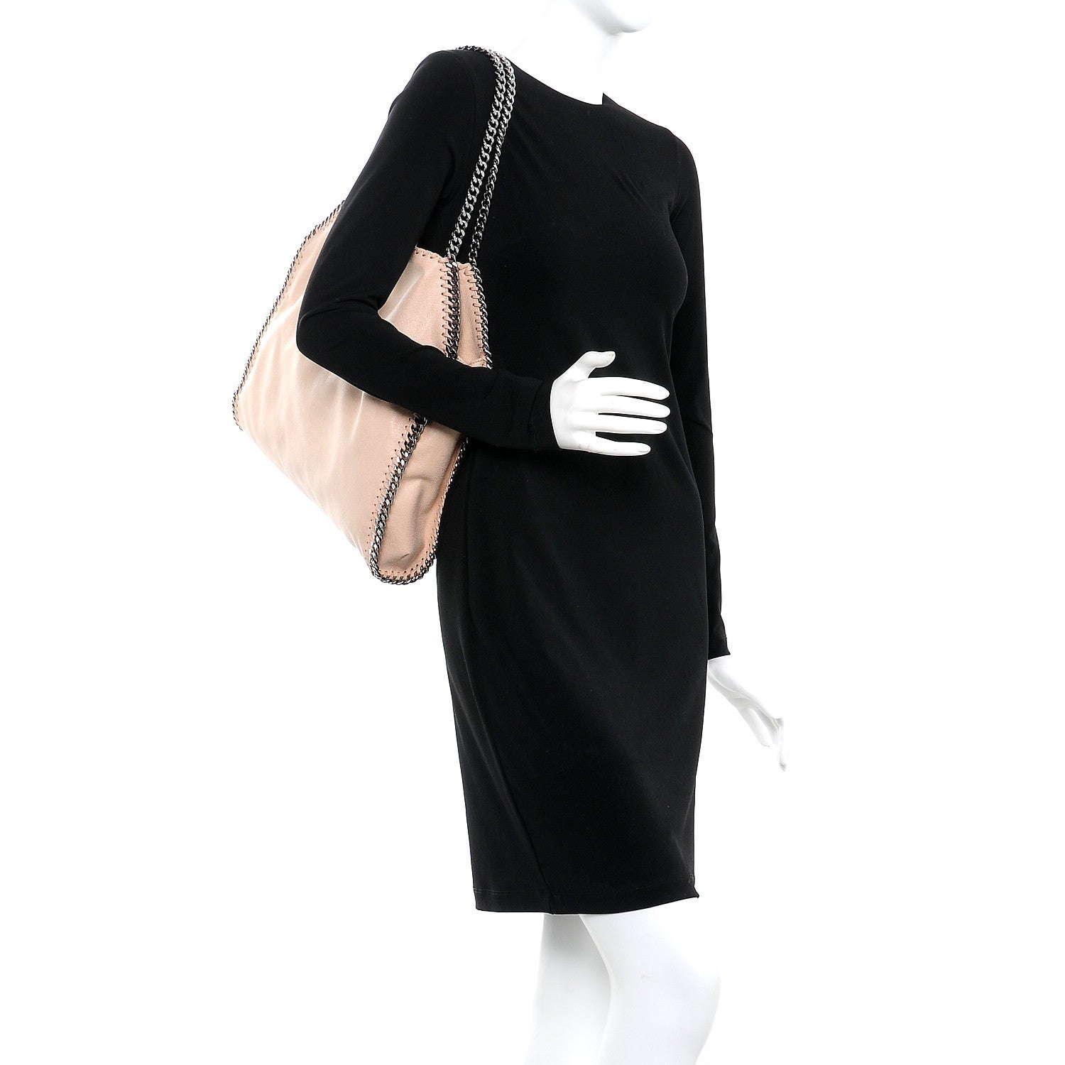 Stella McCartney Shaggy Deer Small Falabella Tote Powder 2 of 6