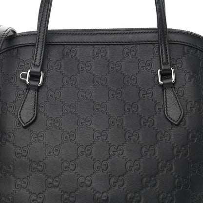 Gucci Guccissima Medium Dome Bag Black 8 of 11