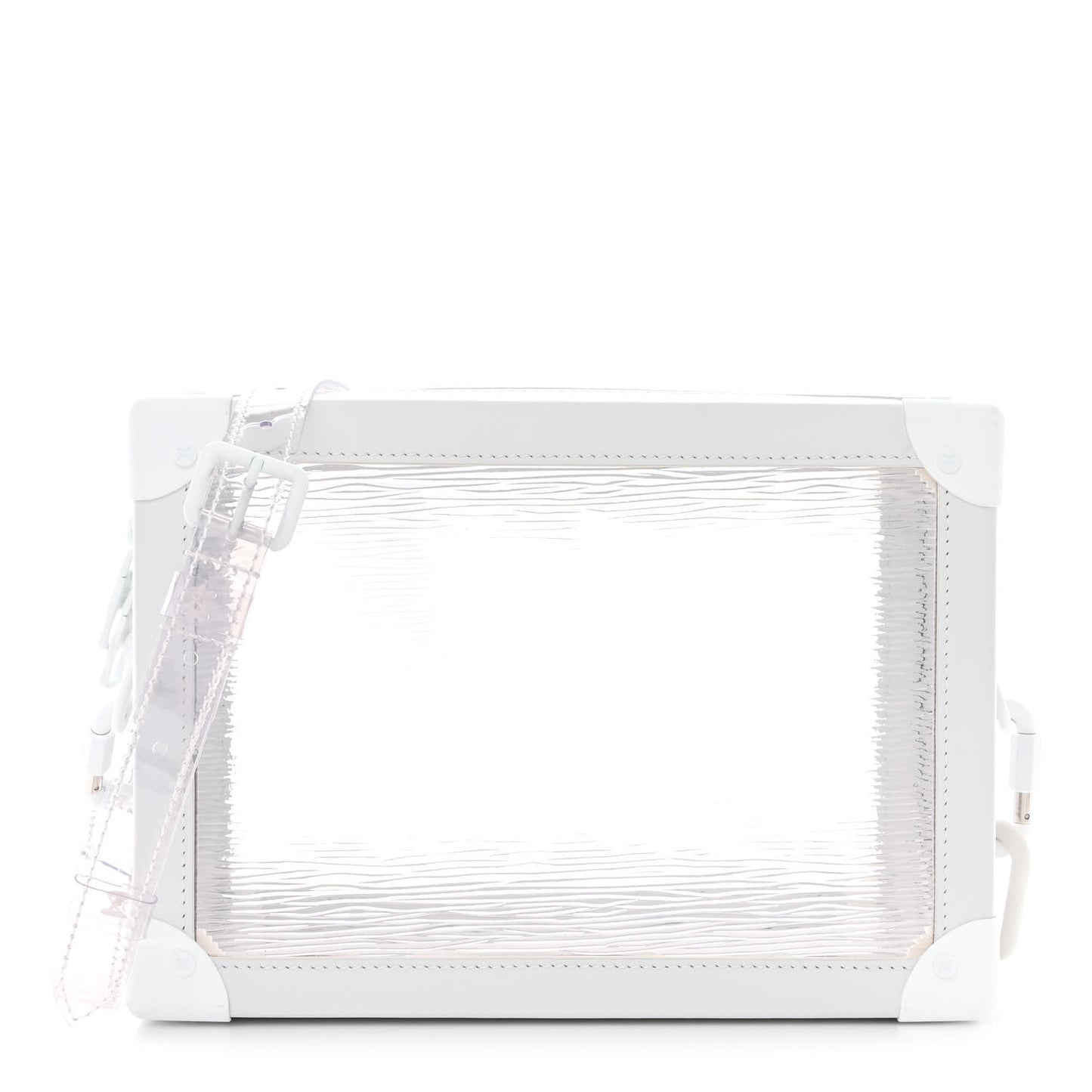 Calfskin PVC Epi Plage Soft Trunk Optic White