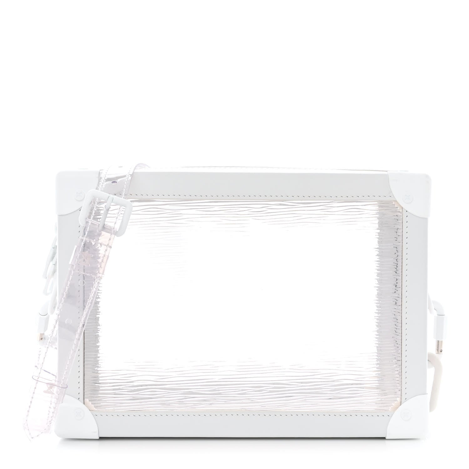 Louis Vuitton Calfskin PVC Epi Plage Soft Trunk Optic White 1 of 9
