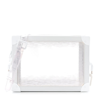 Louis Vuitton Calfskin PVC Epi Plage Soft Trunk Optic White 1 of 9