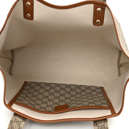 Gucci GG Plus Monogram Medium Signature Web Loop Tote Brown 5 of 11