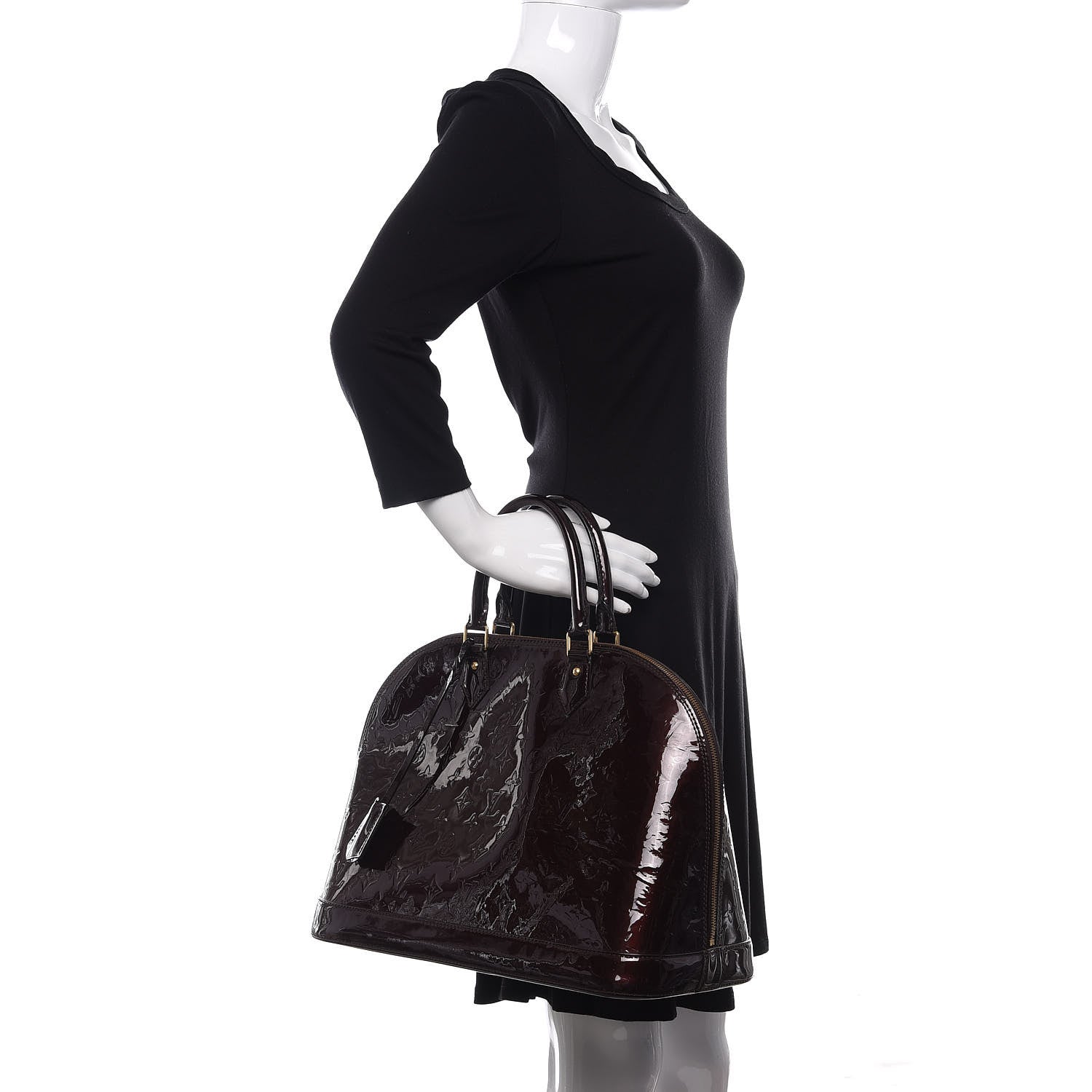 Louis Vuitton Vernis Alma GM Amarante 2 of 10