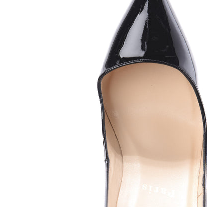 Christian Louboutin Patent Pigalle Plato 120 Pumps 36 Black 9 of 9