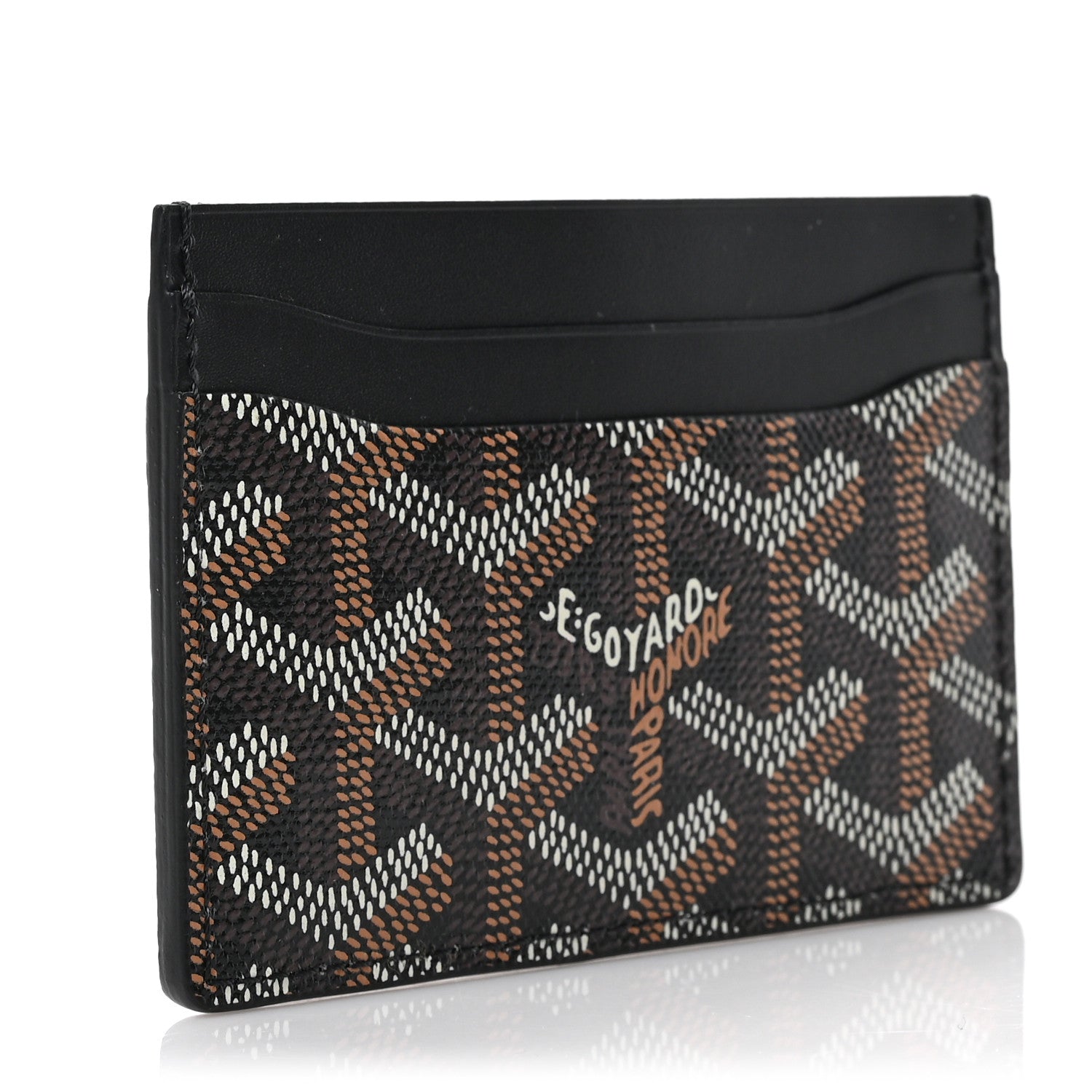 Goyard Goyardine Saint Sulpice Card Holder Black 3 of 6