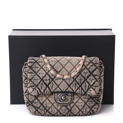 Chanel Washed Denim Quilted Small Denimpression Flap Rose Clair 11 of 11