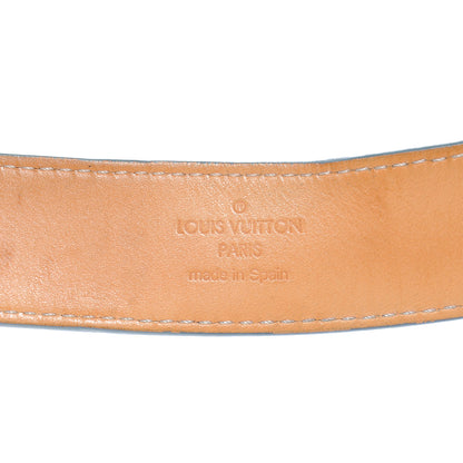 Louis Vuitton Vernis LV Frame Belt 80 32 Givre 4 of 5