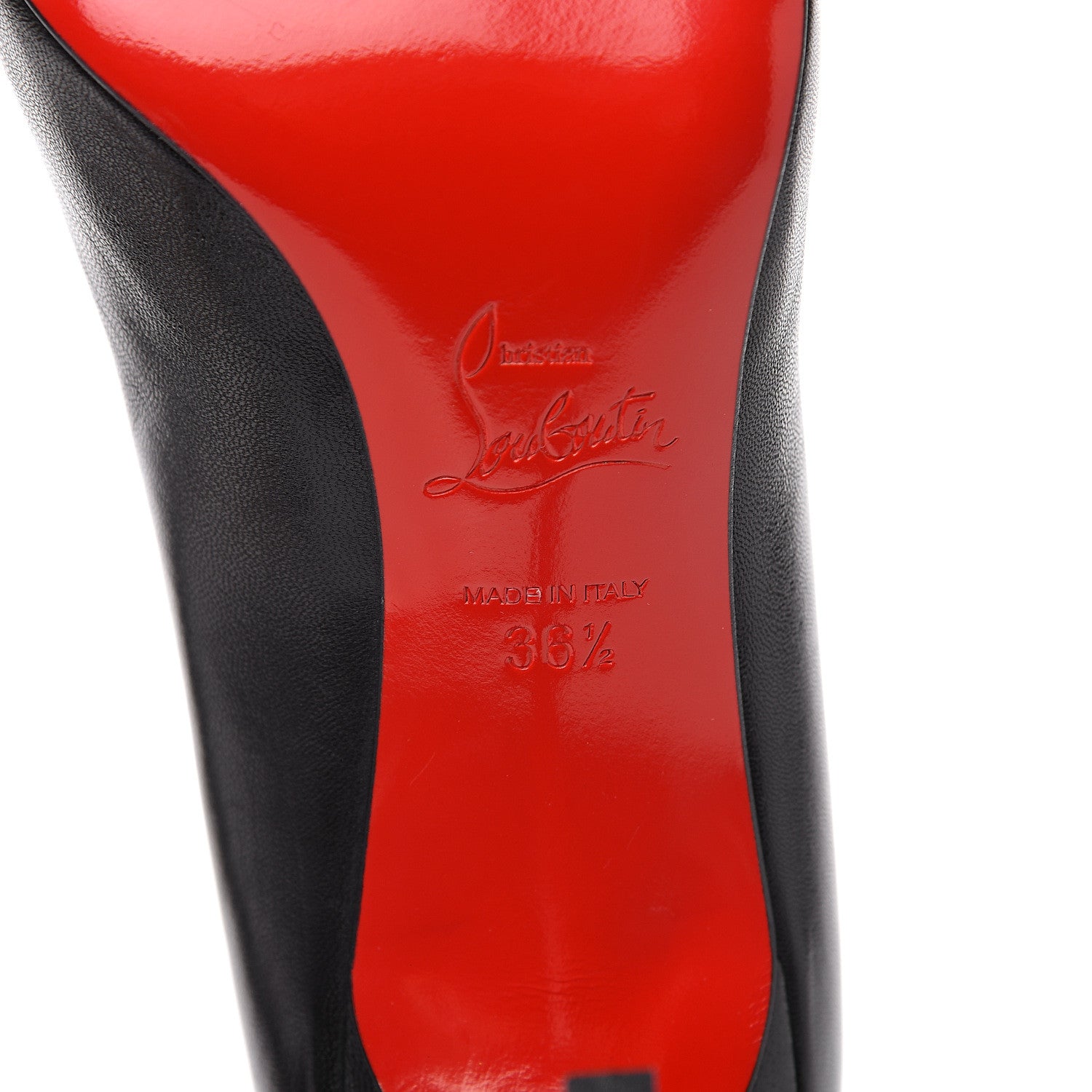 Christian Louboutin Shiny Nappa Pigalle 85 Pumps 36.5 Black 7 of 8