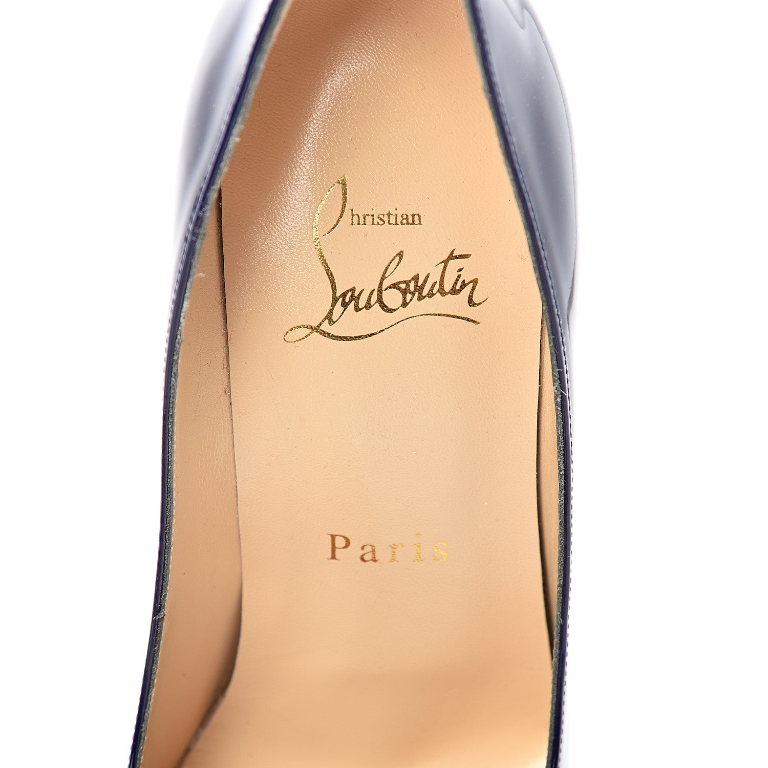Christian Louboutin Patent Decollete 554 100 Pumps 35.5 Purple Pop 6 of 9
