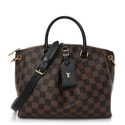 Louis Vuitton Damier Ebene Odeon Tote PM Black 1 of 8