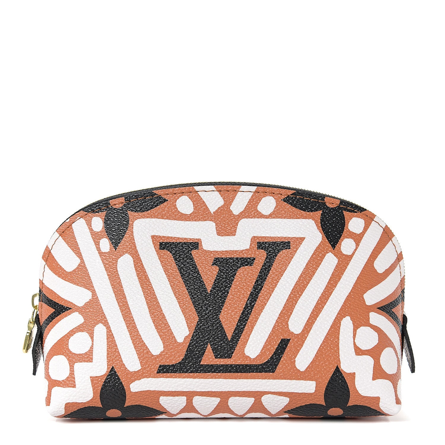 Louis Vuitton Monogram Giant Crafty Cosmetic Pouch Crème Caramel 1 of 5