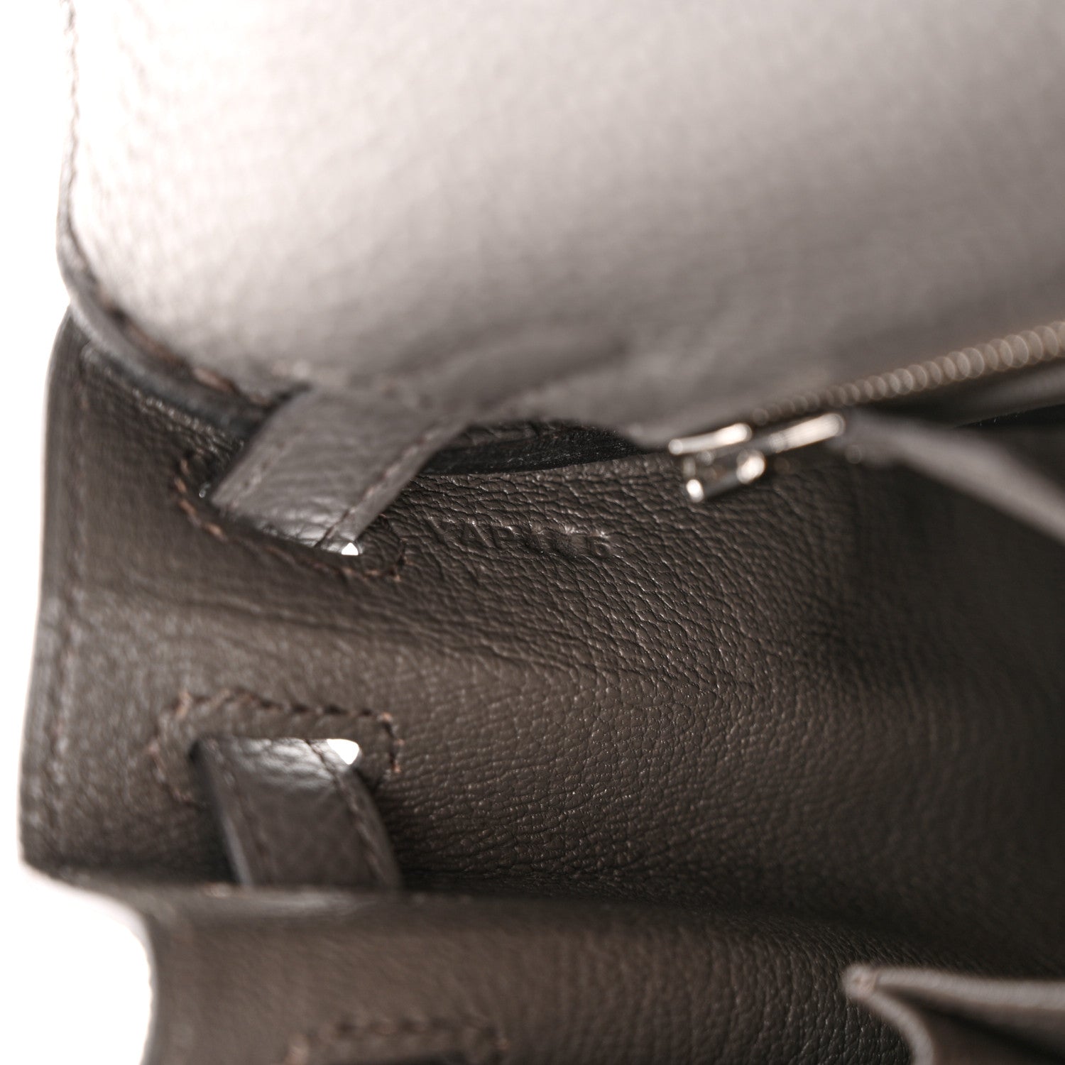 Hermes Togo Kelly Retourne 25 Etain 7 of 11