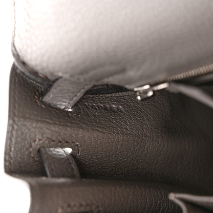 Hermes Togo Kelly Retourne 25 Etain 7 of 11