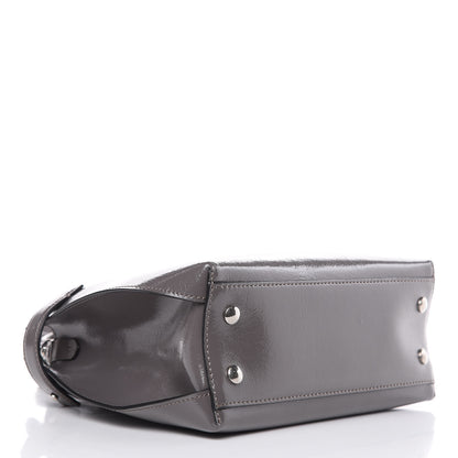 Burberry Soft Calfskin Small Banner Tote Sepia Grey 4 of 9