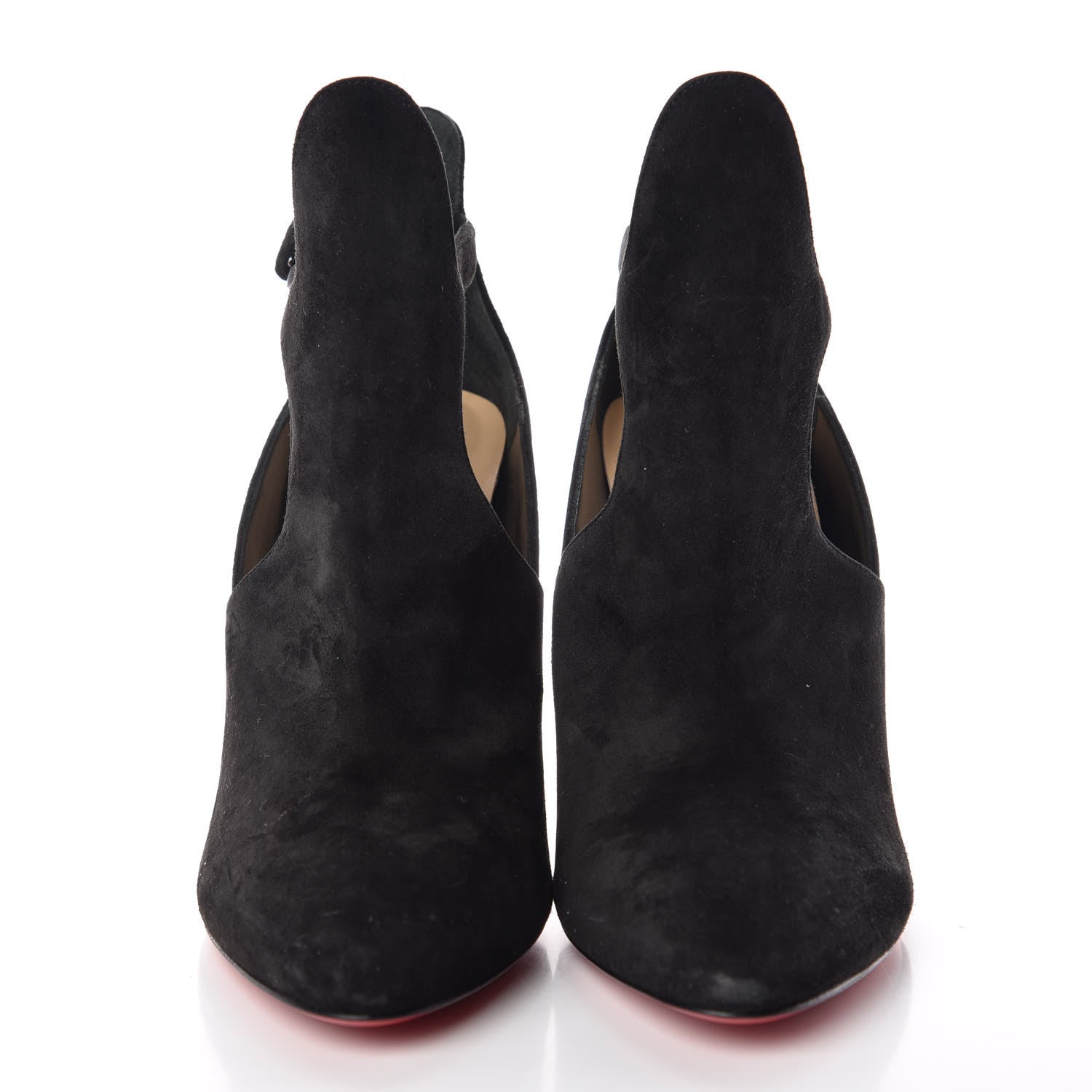 Christian Louboutin Veau Velours Canadada 100 Booties 38.5 Black 2 of 7