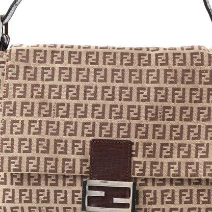 Fendi Zucchino Vitello Mama Baguette Mogano Panna Bruciato 10 of 12