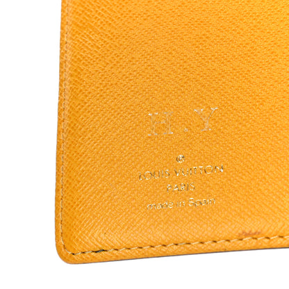 Louis Vuitton Monogram Groom Small Ring Agenda Cover Yellow 6 of 10