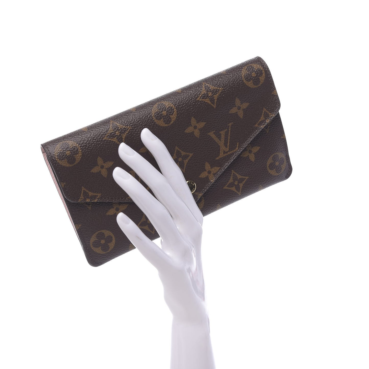 Monogram Jeanne Wallet Rose Ballerine