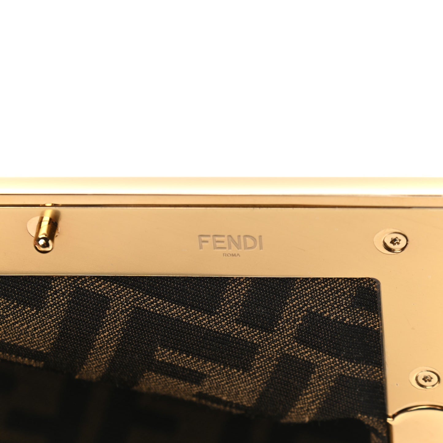 Shiny Nappa Small Fendi First Poudre