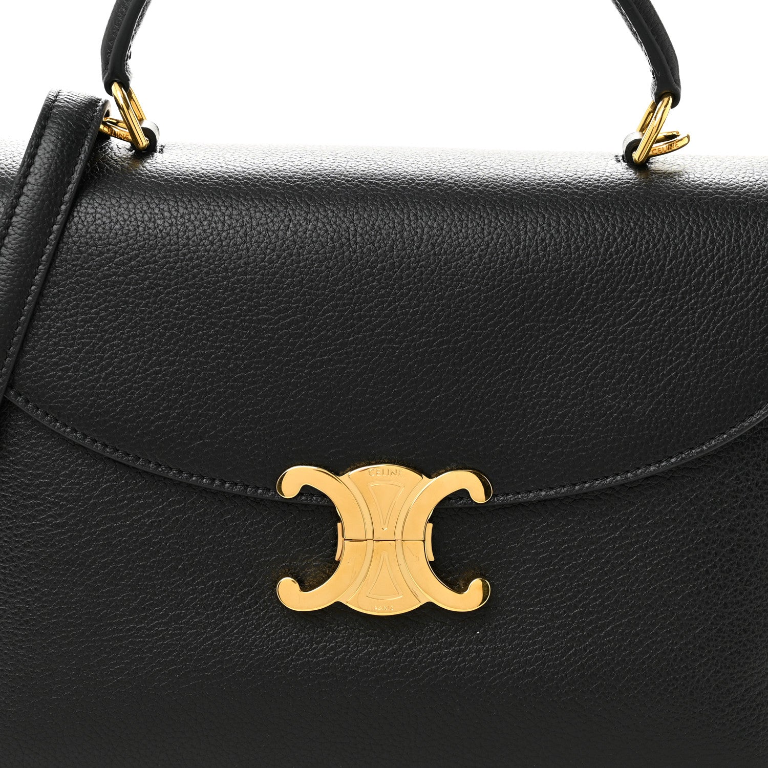 Celine Supple Calfskin Medium Nino Black 8 of 10