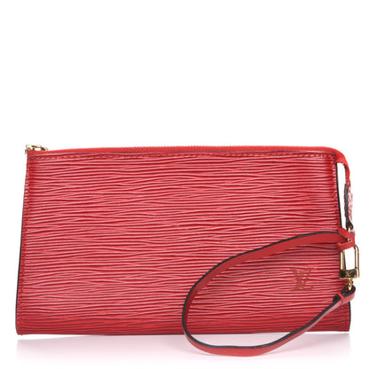 Louis Vuitton Epi Pochette Accessories 21 Castillan Red 1 of 8