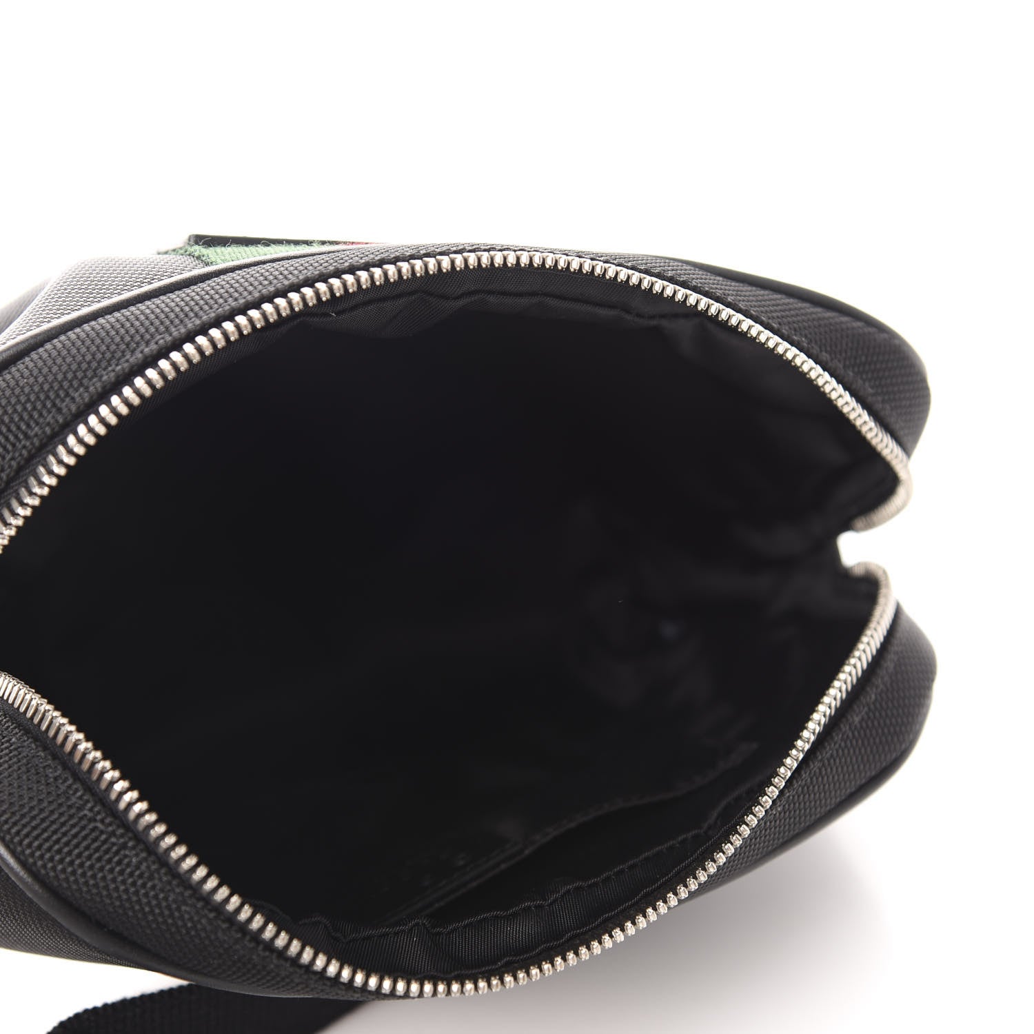 Gucci Canvas Web Slim Belt Bag Black 5 of 10