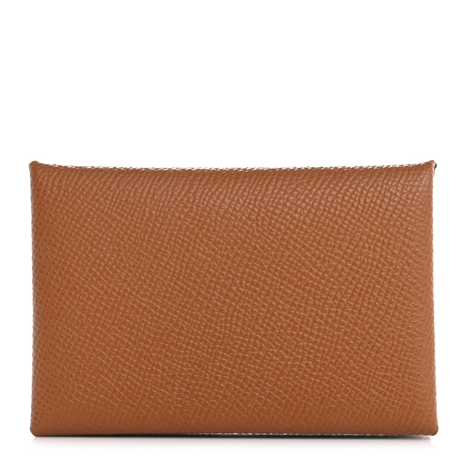 Hermes Epsom Calvi Card Case Gold 1 of 8