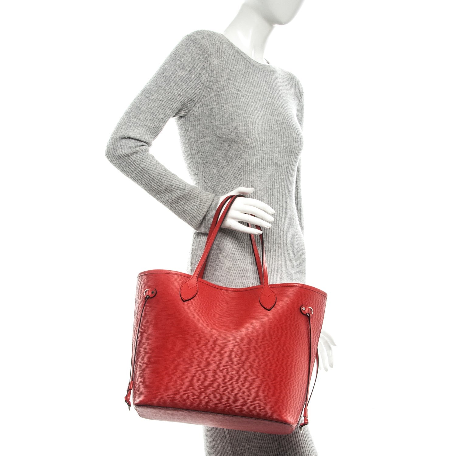 Louis Vuitton Epi Neverfull MM Coquelicot 2 of 11