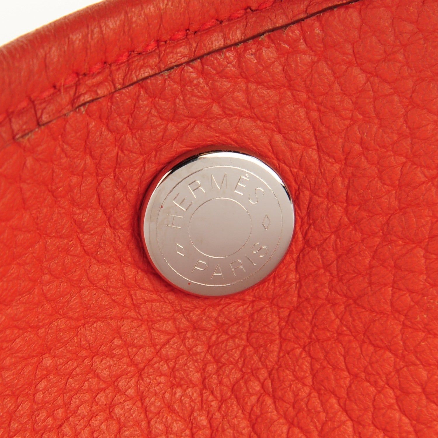 Hermes Veau Negonda Garden Party Tote MM 36 Feu 12 of 13